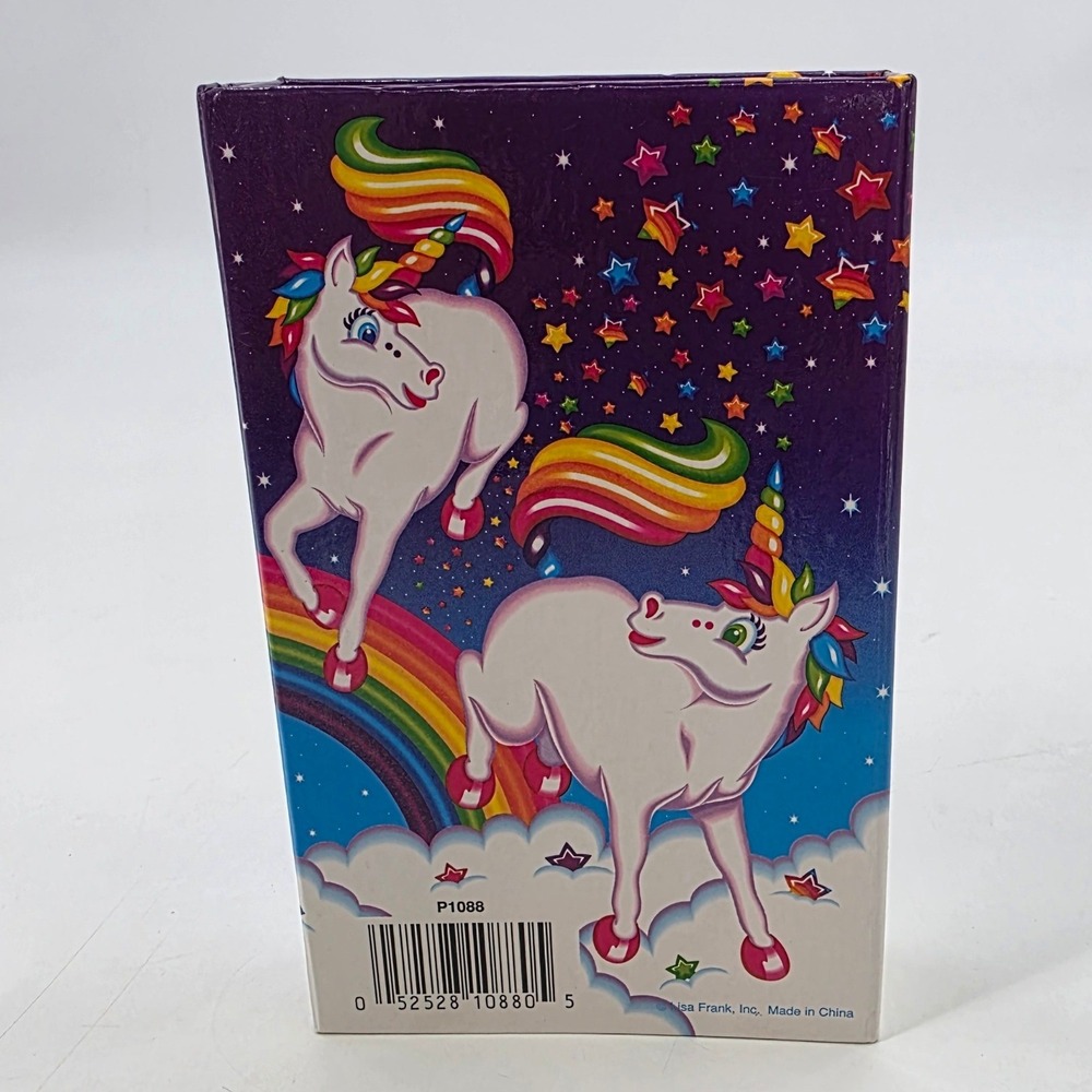 VINTAGE 90S LISA FRANK MARKIE FLIP OUTS ORGANIZER PLANNER UNICORN *READ* RARE - Picture 2 of 15